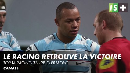 Le Racing retrouve la victoire - Top 14 Racing 33 - 28 Clermont