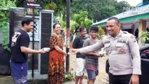 Ditpolairud Polda Papua Gelar Baksos Bagikan Makanan Siap Saji Untuk Warga Terdampak Banjir