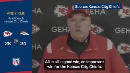 Скачать видео: Chiefs keep top seed hopes alive with victory over Broncos