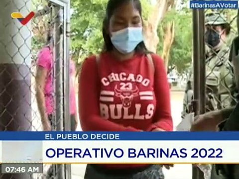 CNE informó la instalación del 100% de las mesas electorales en Barinas