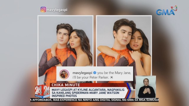 Mavy Legaspi at Kyline Alcantara, nagpakilig sa kanilang Spiderman-Mary Jane Watson inspired photos | 24 Oras Weekend