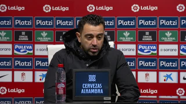 Xavi se lamenta por el empate ante el Granada: No ha podido ser por errores nuestros