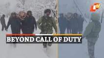Watch: Army Soldiers Carry Pregnant Woman To Hospital Amid Heavy Snowfall