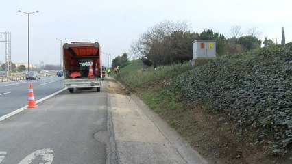 SANCAKTEPE'DE TAKLA ATAN OTOMOBİLDE 1 KİŞİ YARALANDI