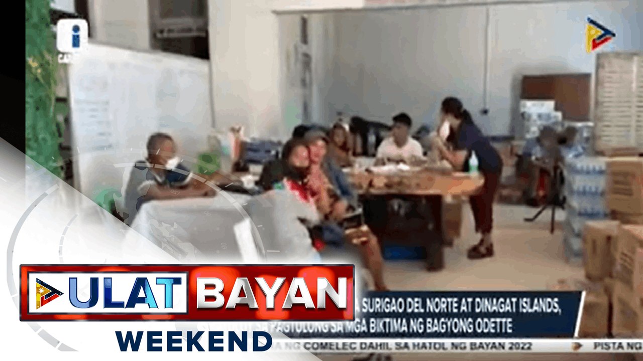 Iba’t ibang ahensya ng pamahalaan sa Surigao Del Norte at Dinagat Islands, patuloy sa pagtulong sa mga bitiima ng bagyong Odette