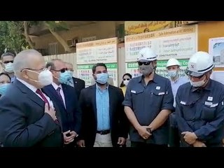 رئيس جامعة القاهرة يتفقد الانشاءات الجديدة بمشروع عيادات أبو الريش