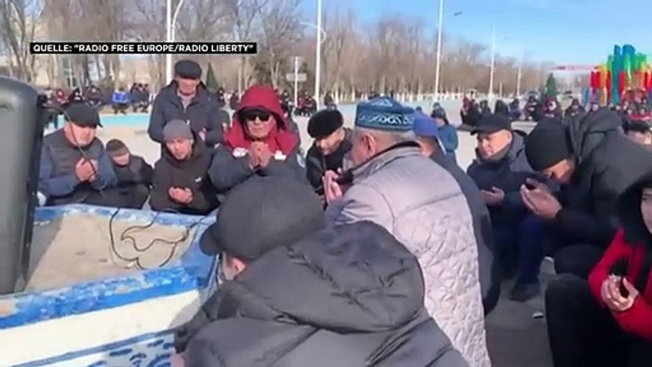 Offiziell 164 Tote in Kasachstan - Menschenschlange vor Leichenschauhaus