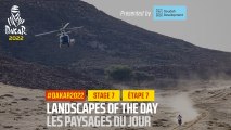 Landscapes of the day - Étape 7 / Stage 7 - presented by Soudah Development - #Dakar2022