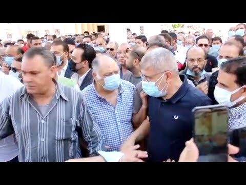 انهيار أسرة أحمد شوبير اثناء تشييع جنازة شقيقه