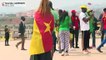 Fans arrive at stadium for AFCON opener Cameroon-Burkina Faso
