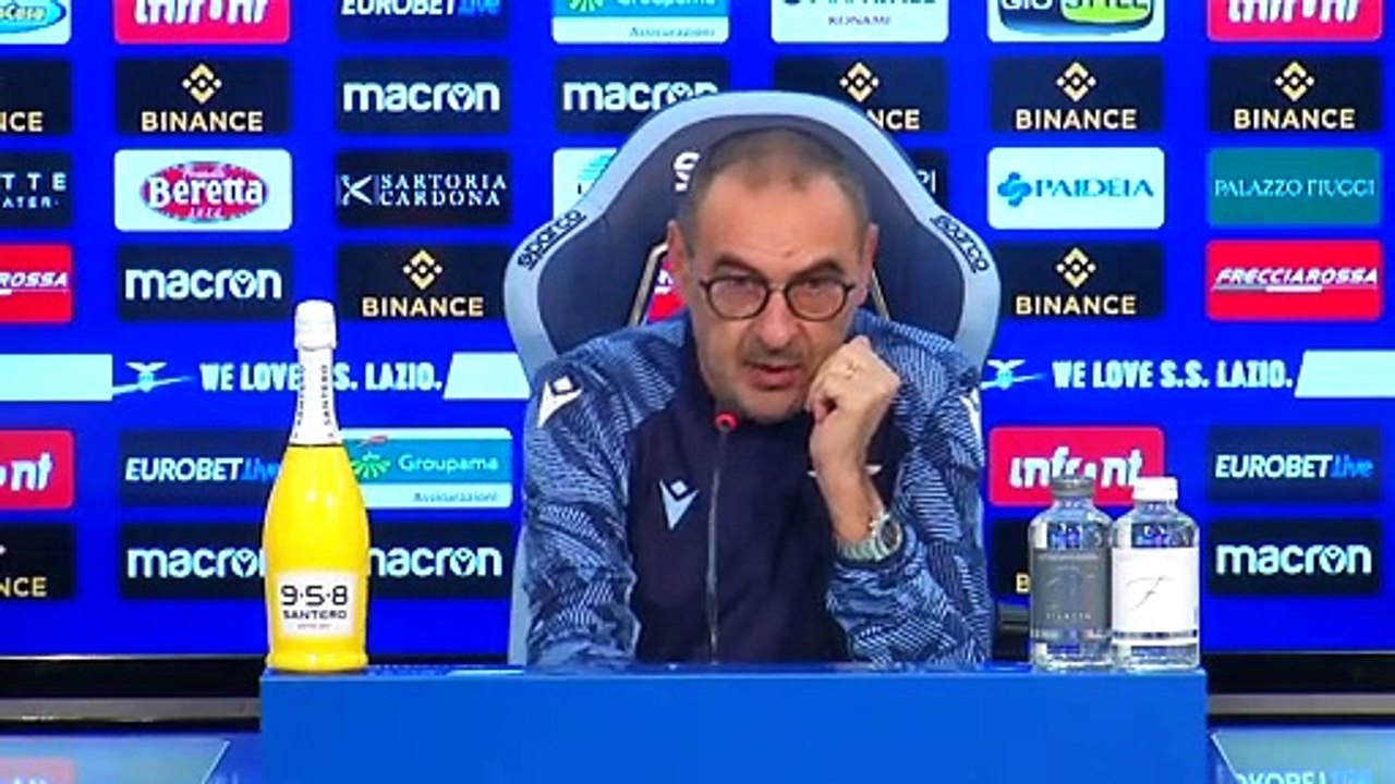 CONFERENZA STAMPA SARRI PRE INTER - LAZIO