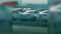 Fırsatçılar uslanmıyor! Ankara'da stoklanmış onlarca araç görüntülendi
