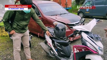 Pengemudi Mobil di Cirebon ini Ugal-Ugalan dan Tabrak Lari, Akhirnya Dihakimi Warga