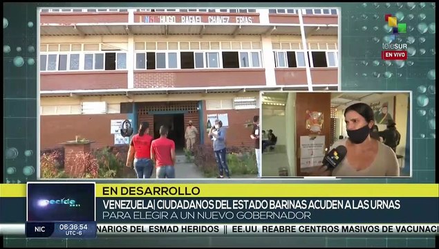 Elecciones en estado de Barinas avanzan en completa tranquilidad