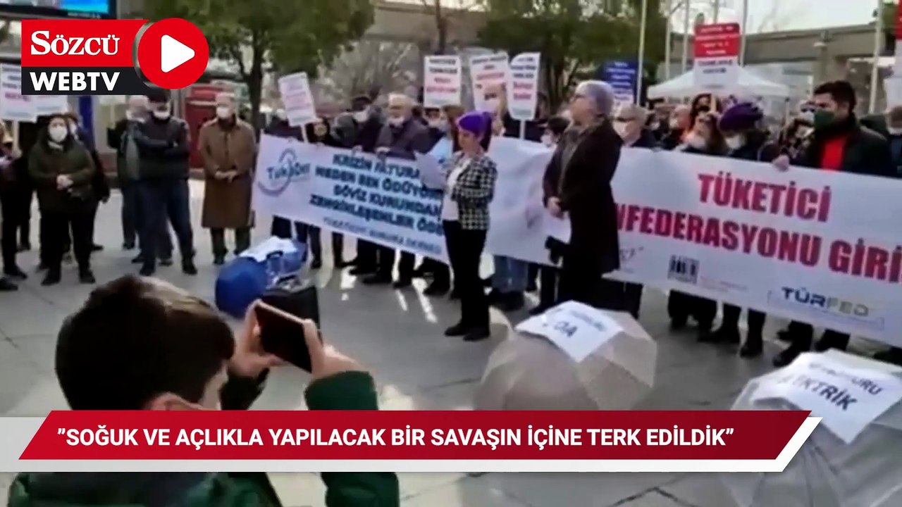 Zamlara karşı tepki eylemi: "Soğuk ve açlıkla yapılacak bir savaşın içine terk edildik"