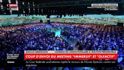 Présidentielle : Le meeting "immersif" de Jean-Luc Mélenchon du 16 janvier 2022