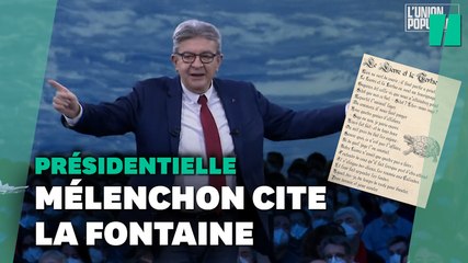 Primaire populaire: Mélenchon explique sa position avec une fable de la Fontaine