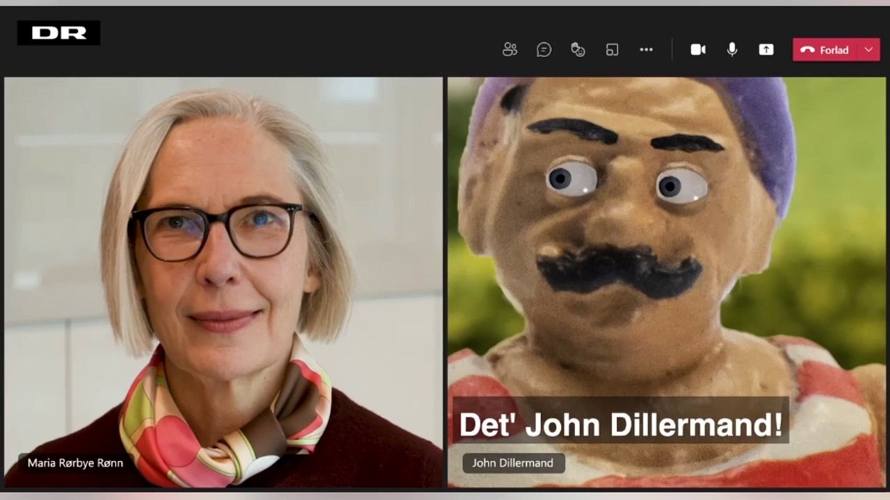 John Dillermand bliver overrasket på Teams | DR har fået en helt særlig nominering til Zulu Awards 2021 | Maria Rørbye Rønn | Danmarks Radio