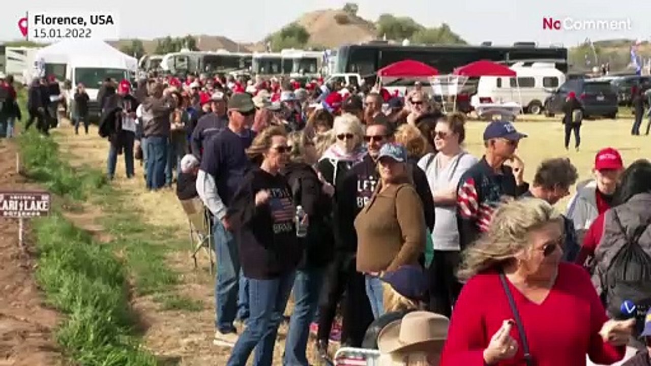 Eski ABD Başkanı Trump, Arizona'da miting düzenledi