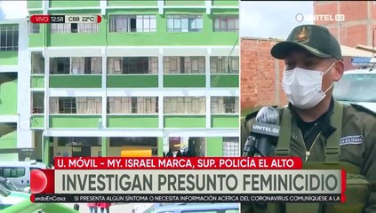 Download Video: Felcv investiga presunto caso de feminicidio en El Alto, el esposo de la víctima está prófugo