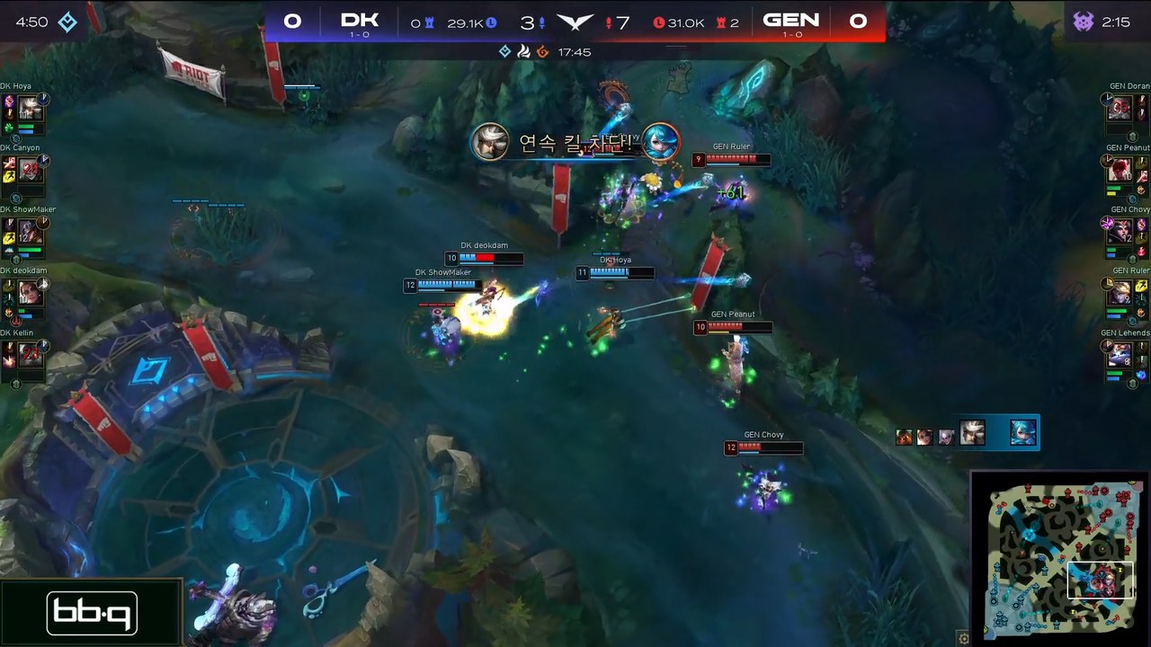 La jugada de cerebro galaxia de Chovy y Lehends