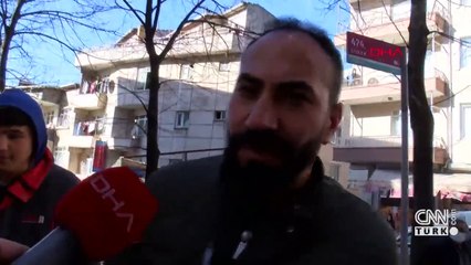 Yangın sonrası patlama anı kamerada