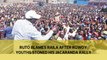 Ruto blames Raila after rowdy youths stoned his Jacaranda rally