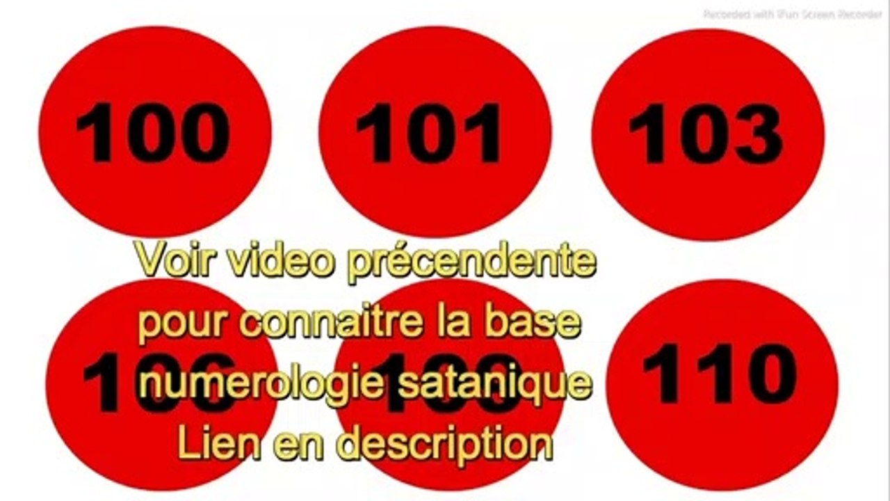 3-Les centaines de la numérologie satanique