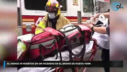 Al menos 19 muertos en un incendio en el Bronx de Nueva York