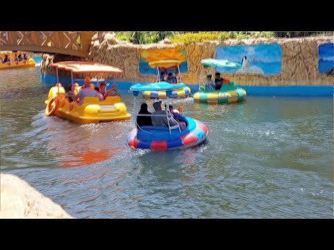 فرح الأولاد.. بدالات نهرية لزوار حديقة حيوان الجيزة بأسعار رمزية