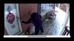 Dog Bursts Through Window to Frightens FedEx Delivery Driver