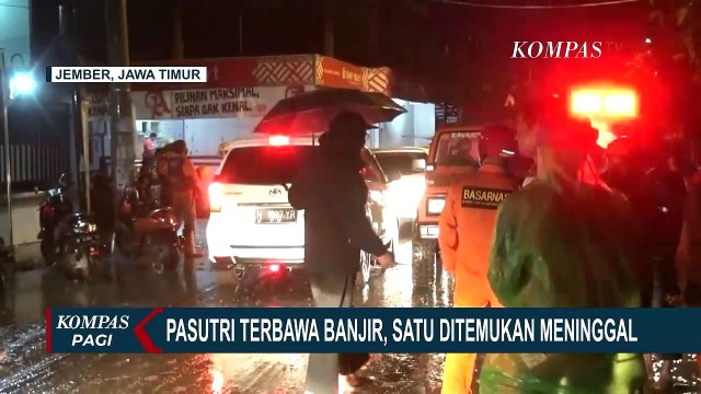 Terbawa Arus Kencang Banjir Bandang, Pasang Suami Istri di Jember Jatim Terseret Luapan Sungai