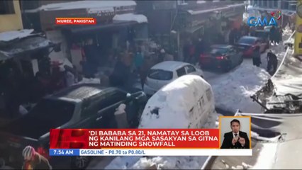 'Di bababa sa 21, namatay sa loob ng kanilang mga sasakyan sa gitna ng matinding snowfall | UB
