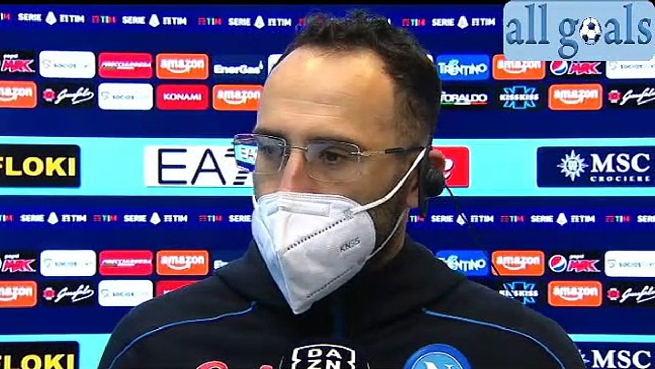 Napoli-Sampdoria 1-1 9/1/22 intervista post-partita David Ospina