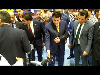 ضمن مبادرة دراجتك صحتك..وزير الشباب يسلم 265 دراجة كهربائية
