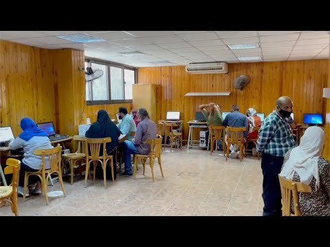 زحام على مكتب تنسيق المرحلة الأولى للثانوية المعادلة بعين شمس