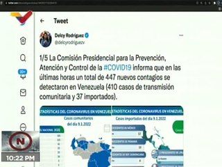 COVID-19 | Venezuela registró 410 casos comunitarios, 37 importados y 436.764 pacientes recuperados