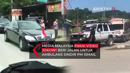 Media Malaysia Pakai Video Jokowi Beri Jalan Ambulans, Sindir PM Ismail!