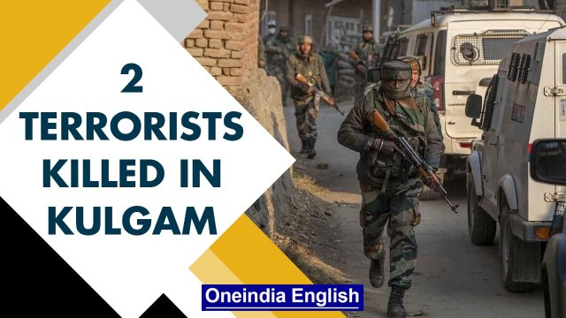 Kashmir: 2 terrorists gunned down in an encounter with security forces in Kulgam | Oneindia News