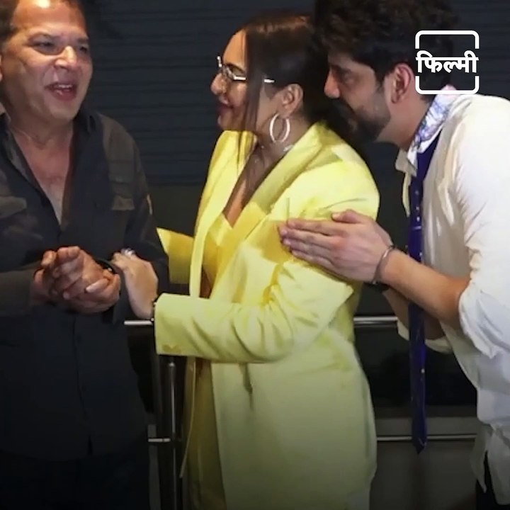 Sonakshi Sinha, Zaheer Iqbal, Huma Qureshi And Saqib Saleem At Wrap Up Party Of ‘Double XL’