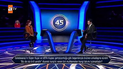 Kim Milyoner Olmak İster'deki soru Fenerbahçeli taraftarları kızdırdı