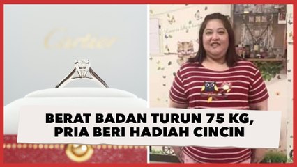 Istri Sukses Diet hingga Berat Badan Turun 75 Kg, Pria Ini Beri Hadiah Cincin Berlian