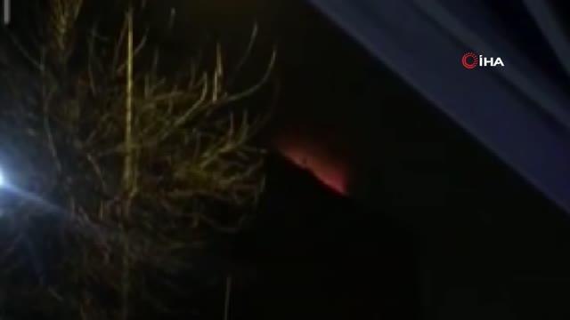 Zeytinburnu'nda çorap atölyesinde korkutan yangın