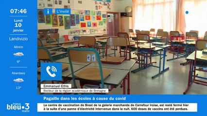 Covid à l'école / Emmanuel Ethis, recteur d'académie de Rennes