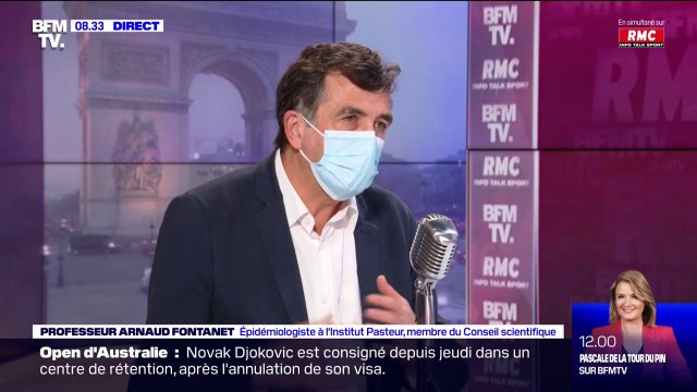 Pr Arnaud Fontanet: On est sur une phase de transition entre deux variants. Le variant Delta qui nous a touché à l'automne et le variant Omicron arrivé au mois de décembre