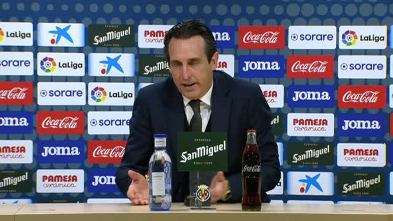 Unai Emery: "Lo de Piqué sí fue mano y luego está en Twitter protestando por otros partidos"