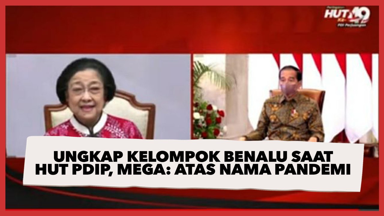 Ungkap Kelompok Benalu saat HUT PDIP, Mega: Atas Nama Pandemi, Mereka Cari Untung!