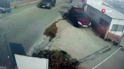 Bursa'da feci kaza kamerada