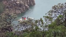 10 قتلى على الأقل إثر سقوط كتلة صخرية على قوارب في بحيرة بالبرازيل