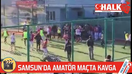 Samsun Amatör Lig Maçında kavga